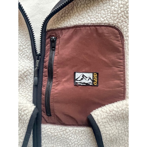 Aeropostale Jacket Men's size Large Sherpa Fleece Mock-Neck - Picture 4 of 6